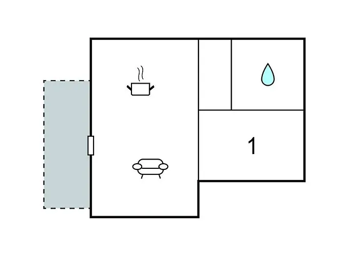 דירה 1 Bedroom Cozy In *