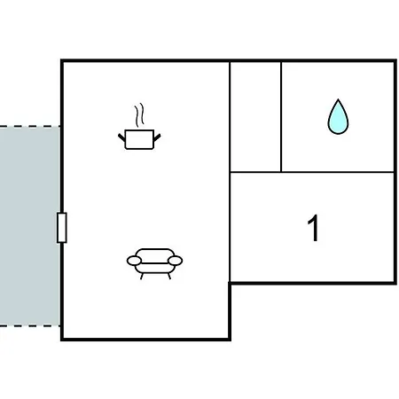 Appartement 1 Bedroom Cozy In *